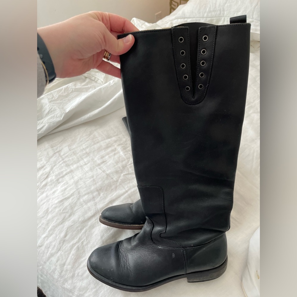 Golden goose tall Black boot